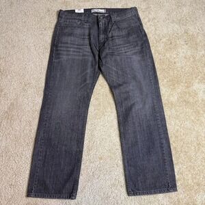 Vintage Y2K Levi's 559 Jeans Mens 36x30 Black Relaxed Straight Leg Denim Pants